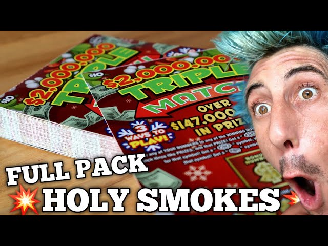 💥We Got A Big One💥 FULL PACK NEW $10 $2,000,000 TRIPLE MATCH