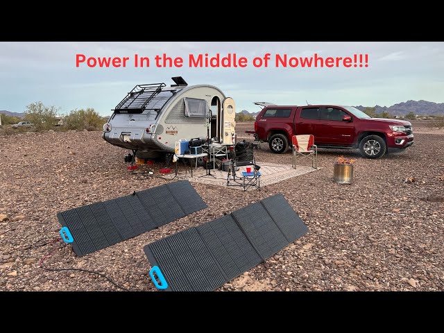 How I Power My TAB 320 Teardrop Camper Boondocking!