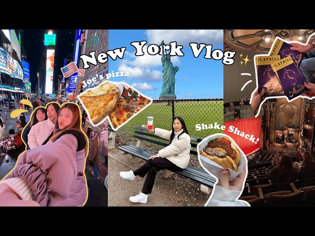 NY VLOG🇺🇸 6 days of trip｜Statue of Liberty🗽｜Times Squares｜Aladdin🧞‍♂️｜Eating trip!!!