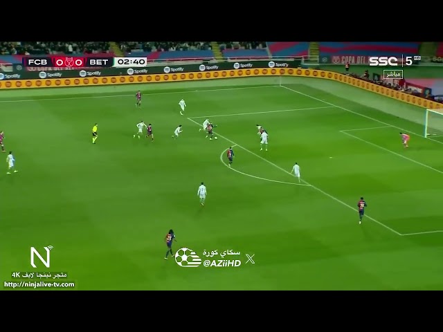 Gavi GOAL 1-0 - FC Barcelona vs Real Betis Copa del Rey 2024-25 Round of 16