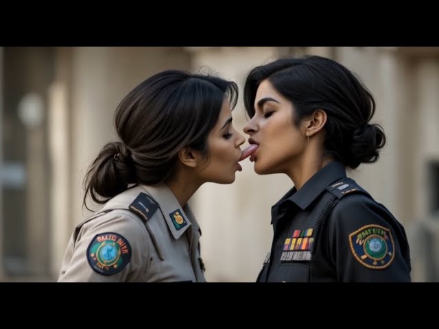 police woman kissing I police officer girls Kissing Romance | Lesbian Kissing