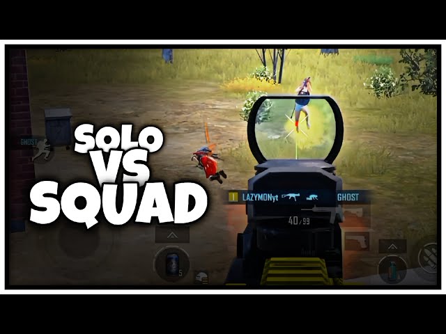 Solo Vs Squad Lazymon Gaming | PUBG Mobile | BGMI |