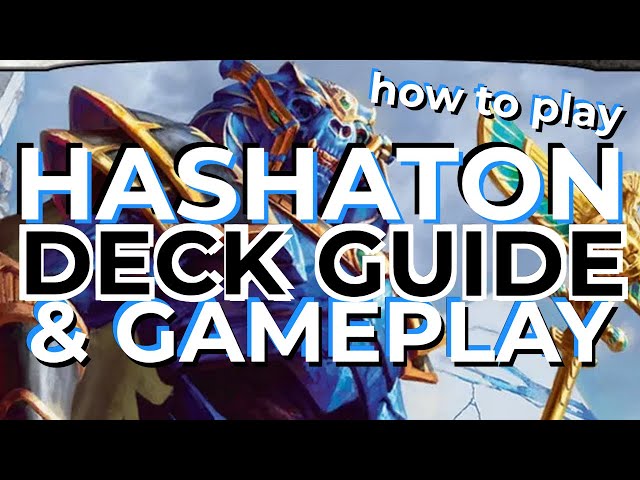 How to Play HASHATON! EDH Deck Tech Guide Mulligans Spelltable Gameplay MTG SCARAB FIST Aetherdrift