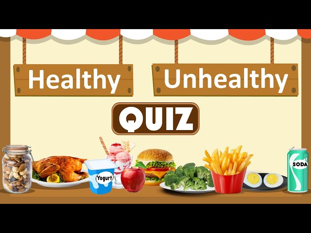 Healthy vs. Unhealthy Foods Quiz for Kids | The Ultimate Food Showdown | Making Healthy Food Choices