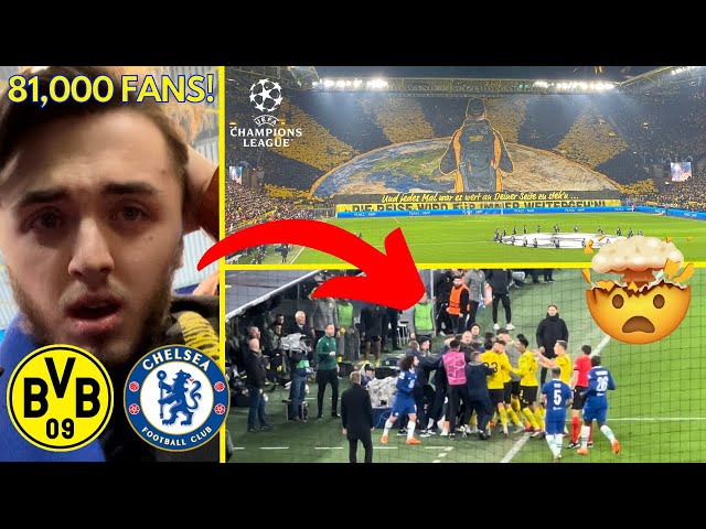 FIGHTS AND INSANE TIFO AS DORTMUND BEAT CHELSEA! || Dortmund 1-0 Chelsea Matchday Vlog