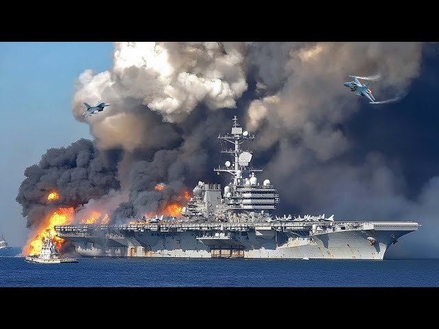 35 minutes ago, Russian aircraft carrier containing 150 secret jets BLOWN UP BY Ukrainian F-16s