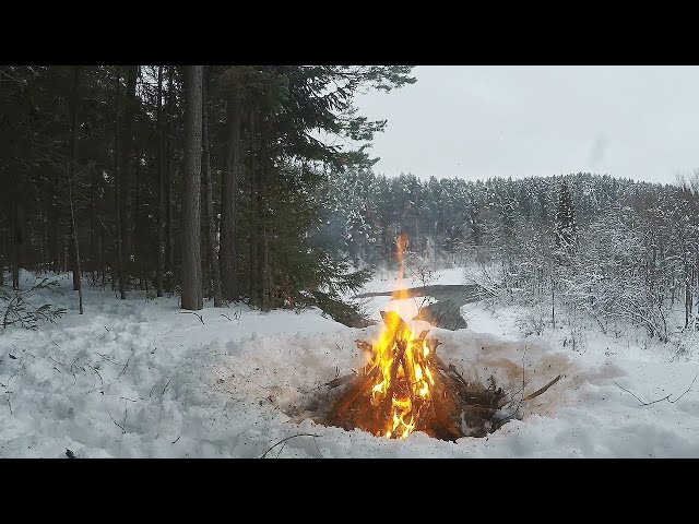 Winter atmosphere  Snowstorm, blizzard and strong wind sounds for relaxation and Sleep