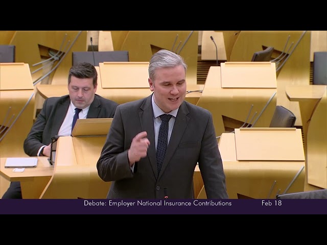 Scottish Government Debate: Employer National Insurance Contributions - 18 February 2025