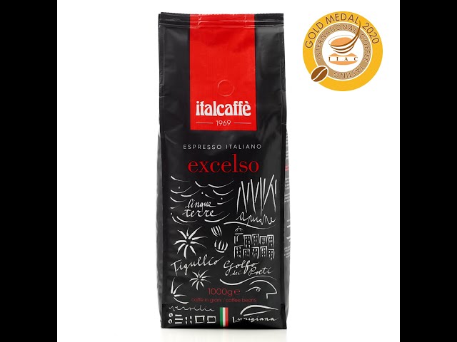 Italcaffé Excelso 1 kg Espresso coffee beans Golden Medal. - Caffè in grani Excelso Italcaffè 1.000g