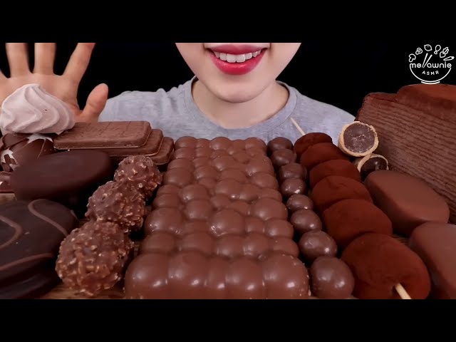 Ultimate ASMR Mukbang: Indulging in Chocolate, Marshmallow, Kinder, Rice Cake & Ice Cream Treats!