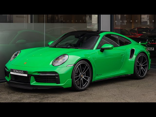 2023 Porsche 911 (992) Turbo S - Python Green - Walkaround + Engine & Exhaust Sound