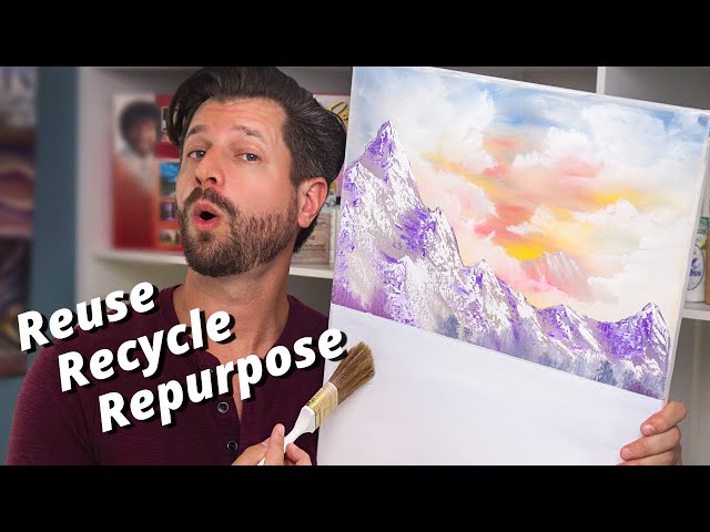 Made Crappy Art? Best Way To Reuse Your Canvas!