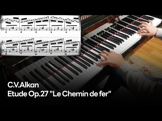 C.V.Alkan - Etude Op.27 "Le Chemin de fer"