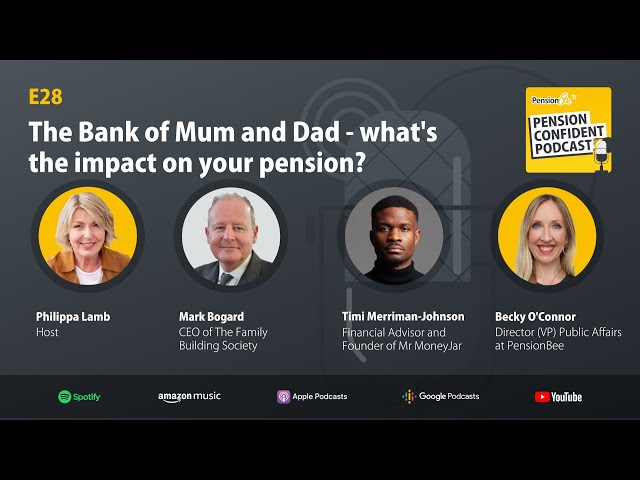 The Bank of Mum and Dad - what's the impact on your pension? Pension Confident Podcast E28