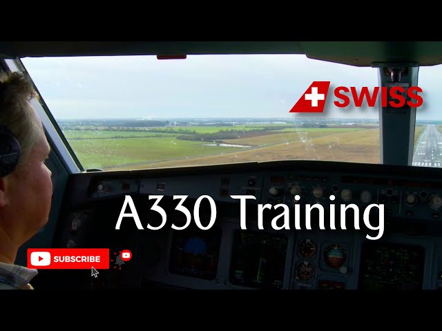 SWISS A330 | Inside Cockpit | Training in Chateauroux