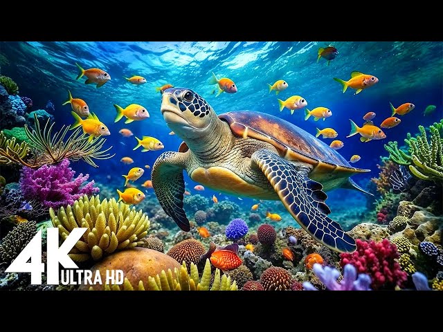 [NEW] 11H Stunning 4K Underwater Wonders - Relaxing Music | Coral Reefs,Fish,and Marine Life #1