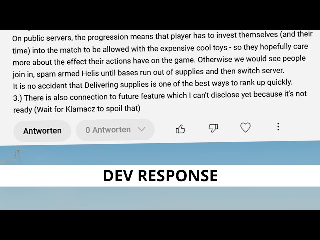 Vertical TechTrees Dev Response | Arma Reforger 1.3