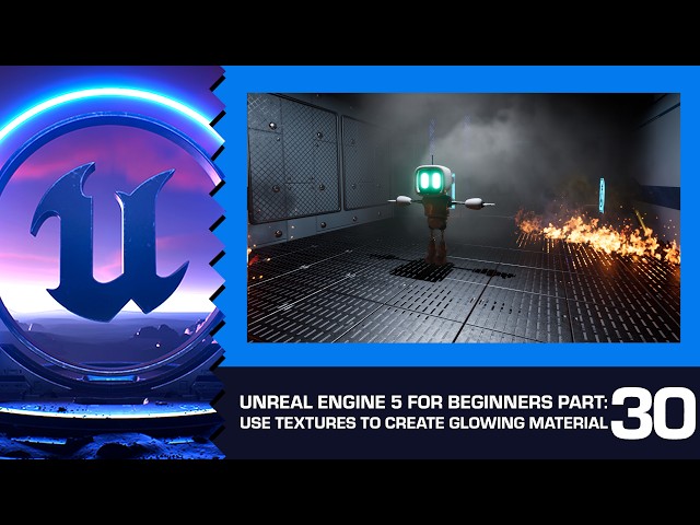 Creating an Emissive Material with a Texture: Unreal Engine 5 for Beginners #30