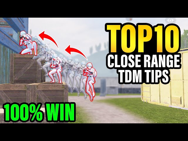 Best 10 Close Range TDM Tricks To WIN EVERY MATCH | PUBG MOBILE