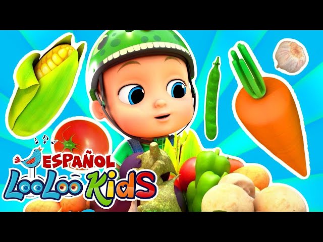 Aprende las verduras - Canción de los vegetales - Canciones Infantiles En Español - Dibujos Animados