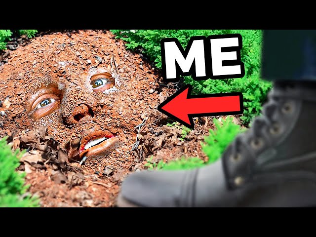 I Learned Extreme Camouflage to Escape the Police!