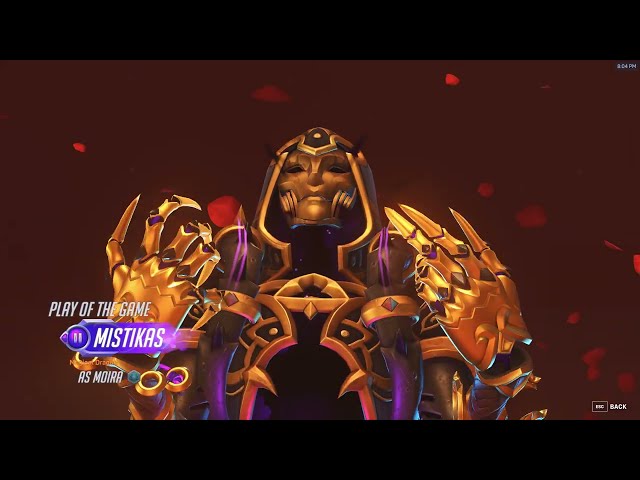 Overwatch 2 - S14/ POTG. 159. Temple of Anubis  -Moira-