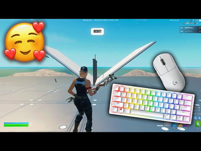 Chill ASMR🤩 1v1 BUILD FIGHT 🏆Satisfying Fortnite Keyboard Sounds