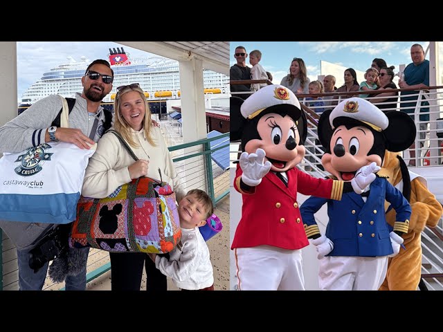 Disney Treasure Family Cruise! Embarkation Day On Disney's NEWEST Ship! Room Tours, Food & More Fun!