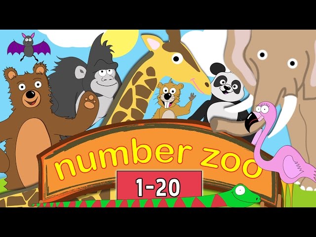 Learn to Count to 20 with Number Zoo | Toddler Fun Learning Collection