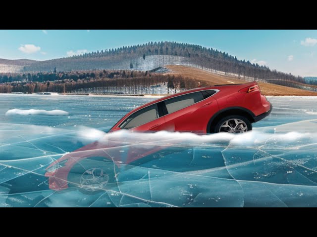 HOW CARS GO UNDER THE ICE. HOW CARS SINK. #6