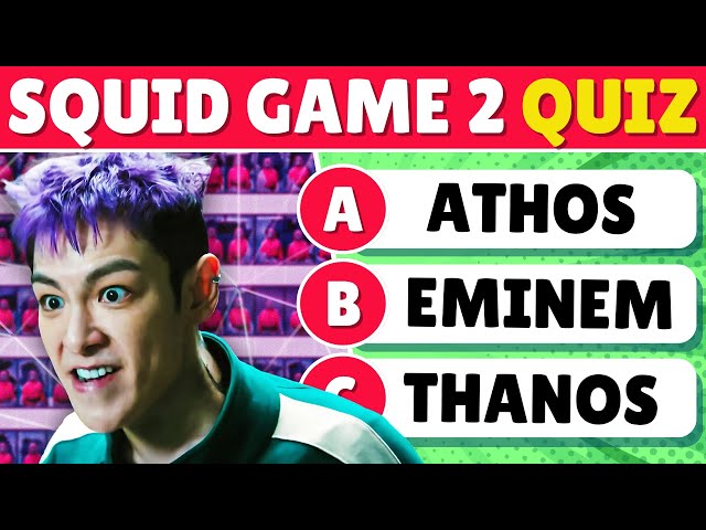 Squid Game 2 Quiz🦑🎮 |  Ultimate Quiz Challenge ✅