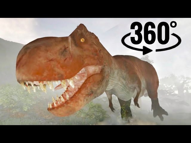 VR 360 Dinosaur Shooter Hunting like Jurassic Park