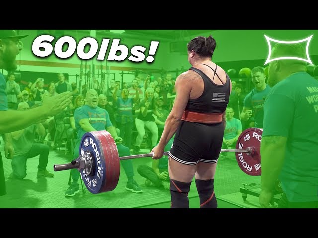 Sara Schiff Can Deadlift 600lbs & Holds a World Record