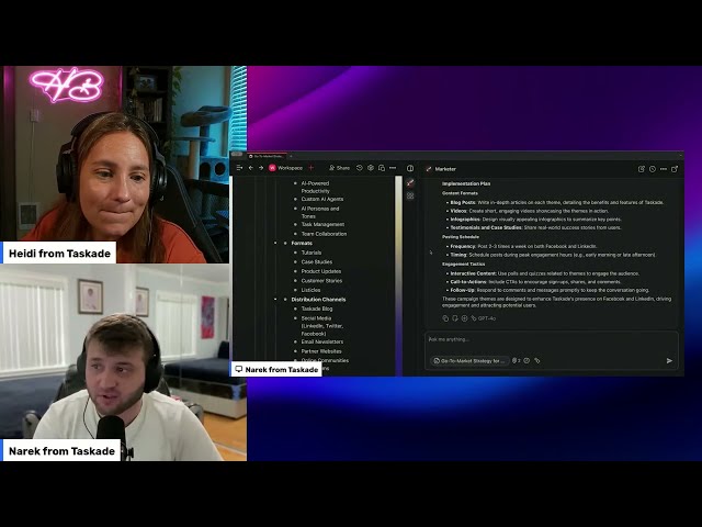 LIVE: Collaborating with Taskade AI Agents, Automations + Updates, Q&A