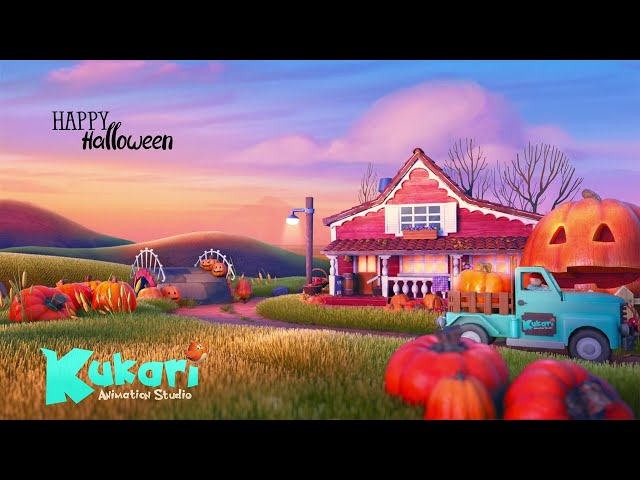 Happy Halloween / Relaxing Music / Loop / Animated