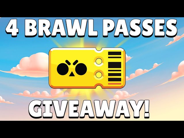 4x Brawl Pass Giveaway! - Brawl Stars Season 6 | April 2021