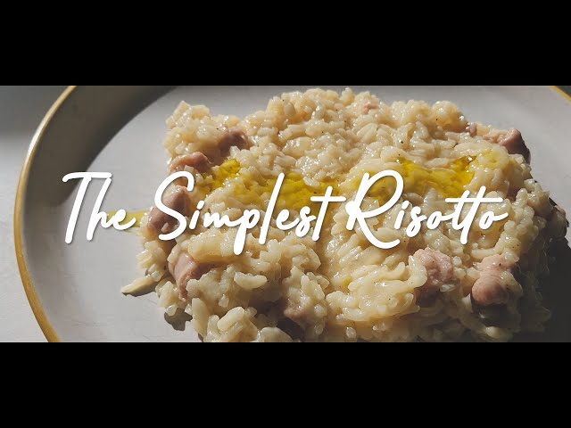 How to make the simplest risotto | 초초 간단하게 만드는 찐 이탈리아식 리조또 | 유럽 집밥 브이로그