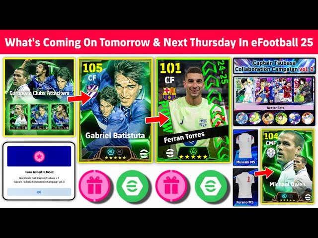 What Is Coming On Tomorrow Monday & Next Thursday In eFootball 2025 Mobile !! New Rewards, Coins 🔔🤩