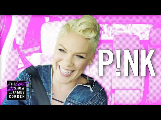 P!nk Carpool Karaoke