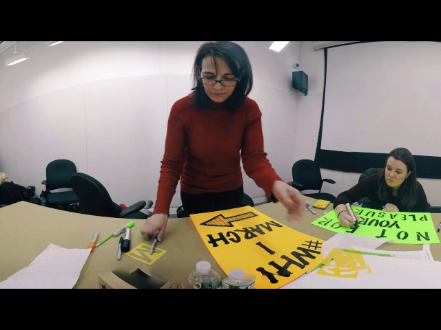 January 7th : Sign-Making Event @ SVA with the Women's March on Washington: NYC Chapter