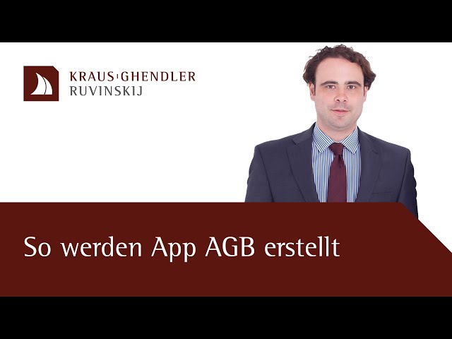 So werden App-AGB erstellt - Erklärt vom Anwalt