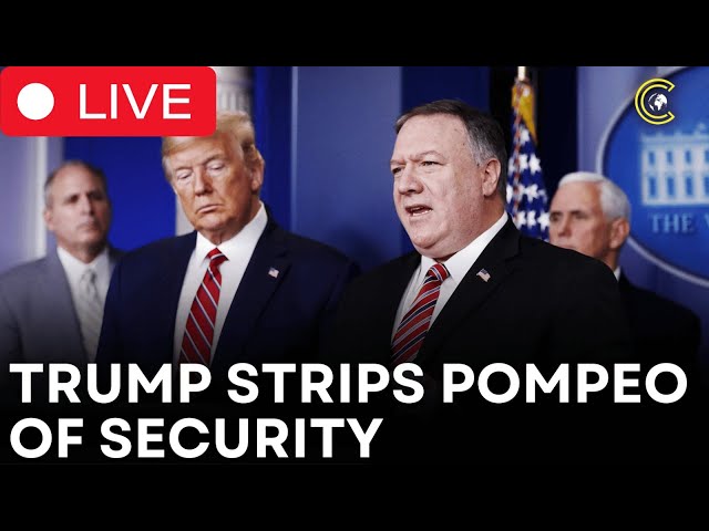 LIVE | Trump Revokes Security for Pompeo, Hook, Bolton: On-Camera Reaction to Iran Threats | CLRCUT