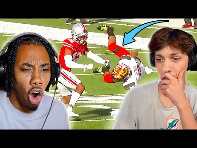 Eli Mack & Blakeps React To 'Most VICIOUS HITS in Football'