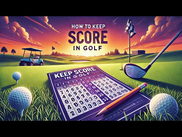 How to keep score in golf.