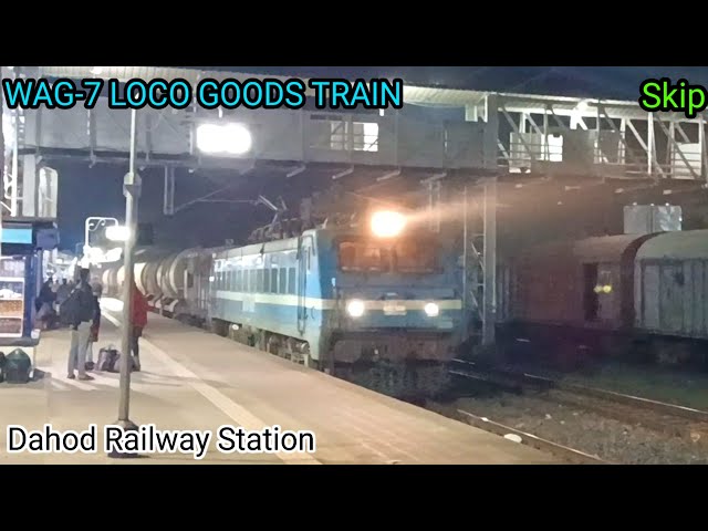 "Chasing Power: Spotting LPG Goods Train Powered by WAG9 Locomotive"