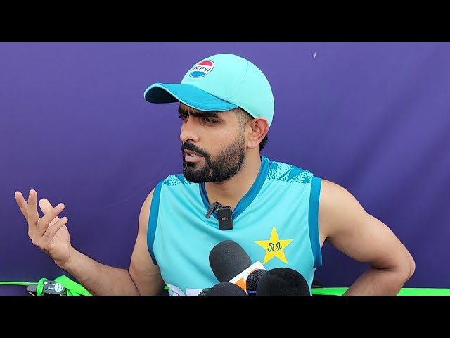 Pakistan Captain Babar Azam Press Conference Before World Cup Match Against USA #cricket #babarazam