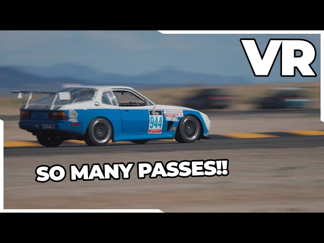 In Car VR Passing Everyone In Our Porsche At Chuckwalla Raceway