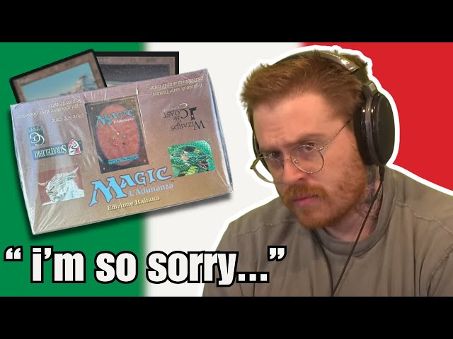 How I Lost My ENTIRE Italian Fanbase | Revised Foreign Black Border Box Break