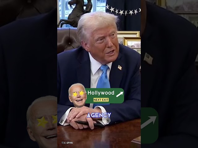 Trump reacts to Biden joining a talent agency