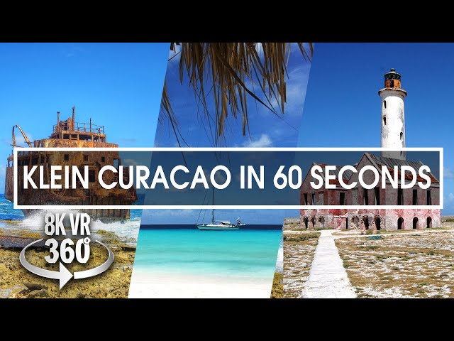 See The Amazing Island Klein Curacao - Travel Bits - 8K 360 VR Video!